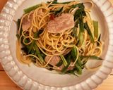 ボリューミーで男ウケ◎豚バラと葱のパスタ作り方7写真