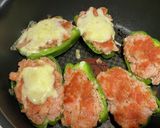 超簡単★ピーマンのスパム詰め焼き作り方5写真