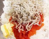 簡単!明太しらすおにぎり☆バター風味♪作り方2写真