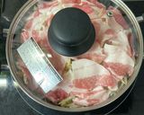 キャベツともやしと豚バラ肉の蒸し煮作り方9写真