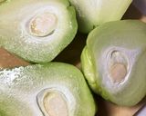 ハヤトウリと豚こまの炒め物作り方1写真
