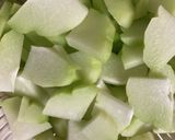 ハヤトウリと豚こまの炒め物作り方2写真