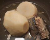 簡単うまい！鯖缶と里芋の塩煮込み作り方4写真