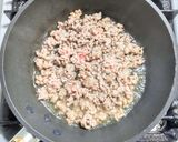 豚ひき肉と冷凍の揚げナスで味噌炒め作り方3写真
