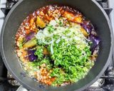 豚ひき肉と冷凍の揚げナスで味噌炒め作り方4写真