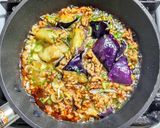 豚ひき肉と冷凍の揚げナスで味噌炒め作り方5写真