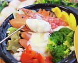 子どもが喜ぶ♪簡単チーズフォンデュ鍋作り方4写真