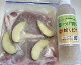 もろみ調味液で洋食☆りんご・豚肉のソテー作り方4写真