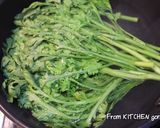 春菊とササミのパパッと和え作り方1写真