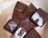 チョコソース＊ホワイトチョコソース作り方1写真