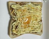 納豆玉子マヨチーズトースト作り方7写真