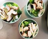 きな粉簡単梅ソース味豚こま大根青椒肉絲風作り方10写真