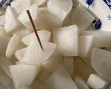マヨネーズ焼き大根キムチオイスター作り方1写真