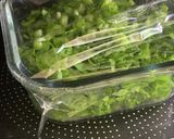 カブの葉とちくわの油揚げ細巻作り方1写真