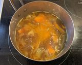 昨日の残りのカレーうどん作り方4写真