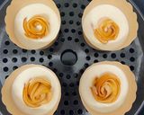 GF 薔薇の花りんごの米粉蒸しパン作り方12写真