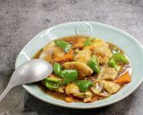 鶏むね肉と野菜のオイスターあんかけ炒め作り方7写真