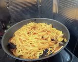 茄子と玉ねぎと挽肉のアラビアータ作り方14写真