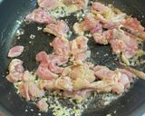 なめ茸きのこチキン和風クリームスープスパ作り方2写真