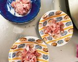 レンジもやし入ポークチャップ味甘酢酢豚作り方2写真