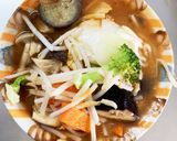 レンジもやし入ポークチャップ味甘酢酢豚作り方13写真