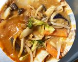 レンジもやし入ポークチャップ味甘酢酢豚作り方16写真