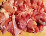余り野菜と鶏もも肉のオイスターソース丼作り方2写真