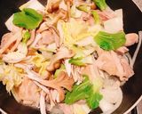 余り野菜と鶏もも肉のオイスターソース丼作り方4写真