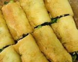 カブの葉とちくわの油揚げ細巻作り方6写真