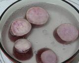 紫芋にクエン酸‥すると。。。作り方1写真