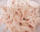 ニラと鳥ササミの梅肉和え作り方2写真