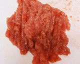ニラと鳥ササミの梅肉和え作り方3写真