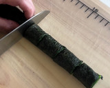 ほうれん草の海苔巻き（おひたしアレンジ）作り方7写真