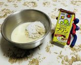 プリン⁈に微笑み♡オートミールパン♫作り方1写真