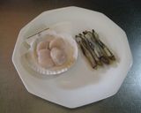 マテガイとホタテのハヤシライス作り方1写真