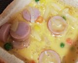 カラフル食パンキッシュ♪くりぬきトースト作り方5写真