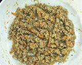 作り置きも◎レンコン肉味噌のレタス巻き作り方4写真