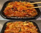 美味ドレとチキン南蛮たれ＆山椒で牛焼肉丼作り方2写真