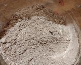 チョコ生地のケーキ。無花果と胡桃入り作り方2写真