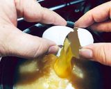 ごま油香る☆巣ごもり半熟たまごのおみそ汁作り方4写真