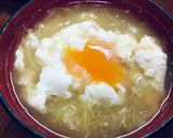 ごま油香る☆巣ごもり半熟たまごのおみそ汁作り方8写真