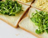 【豆苗が美味しい・ハムサンド】作り方3写真