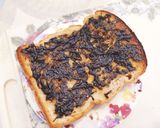 佃煮の甘さが旨味に変わる！海苔トースト作り方2写真