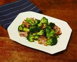 ブロッコリーと豚肉のクミン炒め作り方8写真