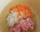 鶏ひき肉の煮込うどん♪離乳食♪作り方1写真