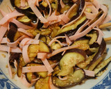 簡単！激ウマ！なすとハムの中華風和え♪作り方5写真