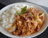 創作韓国料理！ピリ辛ロゼクリームライス作り方7写真