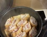茶色いおかず〜鶏ひき肉の包み煮〜作り方4写真