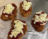 アジフライのトマトチーズ焼き作り方4写真