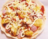 トースターで簡単ピザ惣菜系作り方12写真